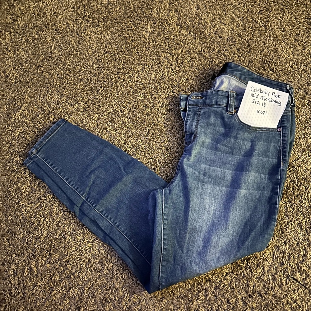 Celebrity Pink Classic Blue Denim Jeans